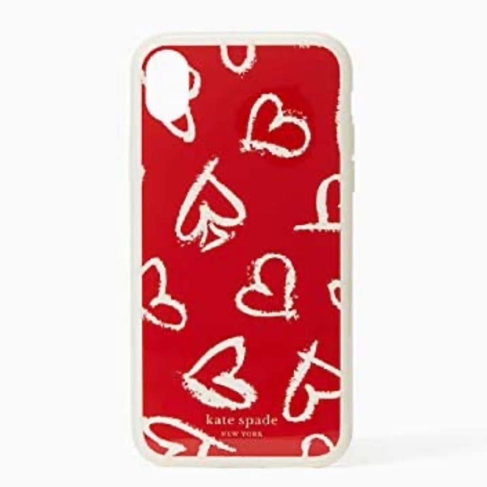 - Kate Spade New York Heart Scatter iPhone XS/S Case